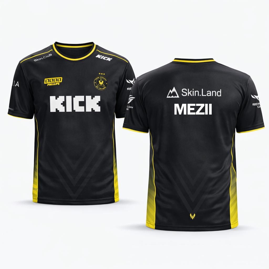 Esports Gaming Logo - Men Double Sided E Sports Tee