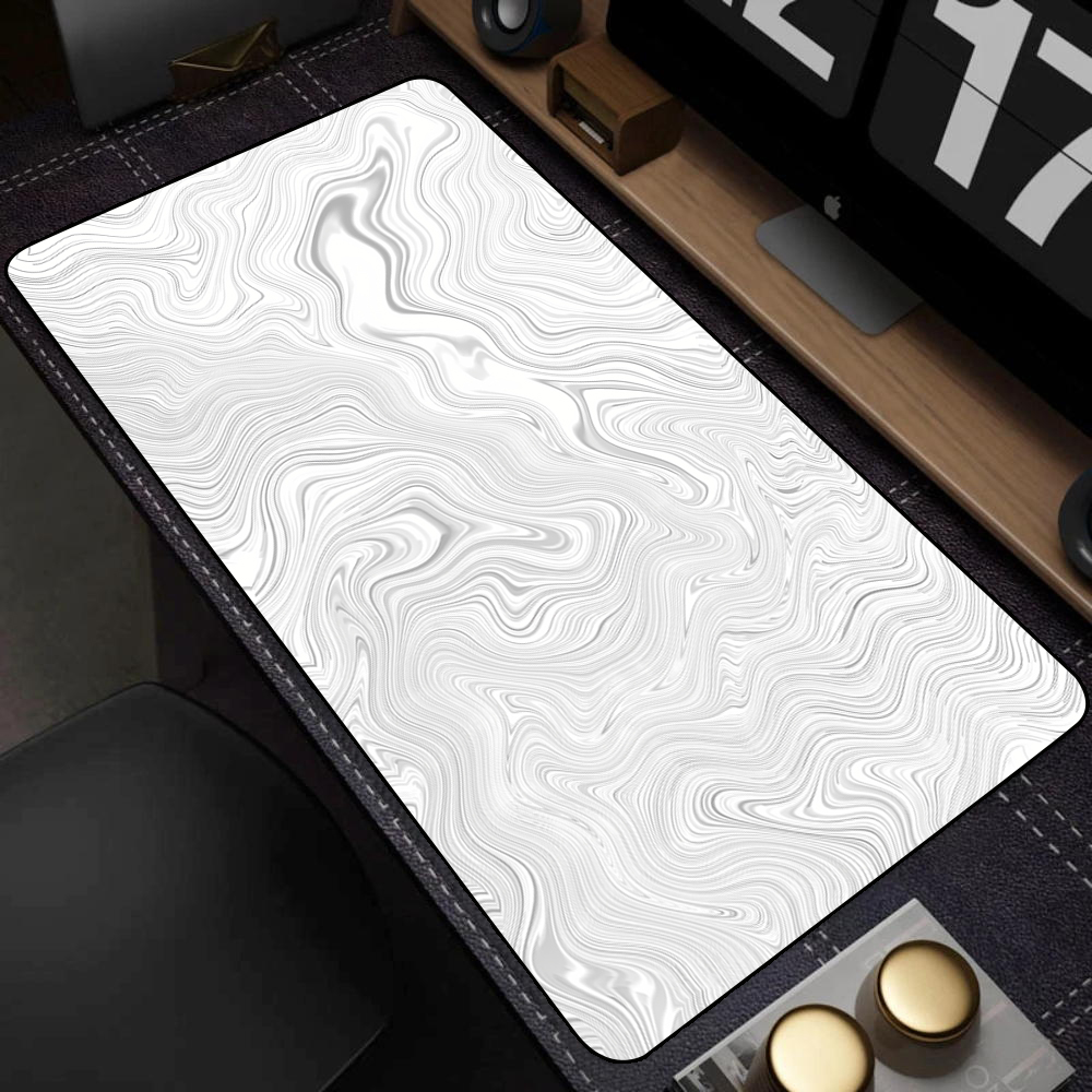 Esports Gaming Table - Large Black and White Art Mouse