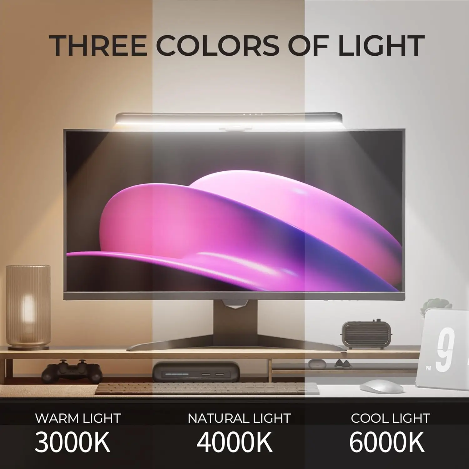 Monitor Light Bar Curved with  - Gaming Monitor Curved ulasan dan harga