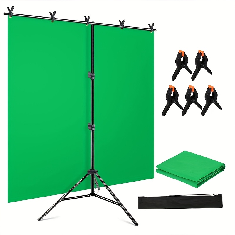 Green Screen Backdrop Kit with - Green Screen Collapsible ulasan dan harga