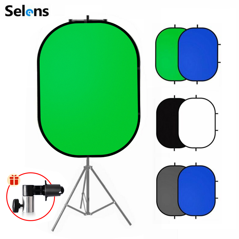 Selens 100x150cm Green Screen  - Green Screen Collapsible ulasan dan harga