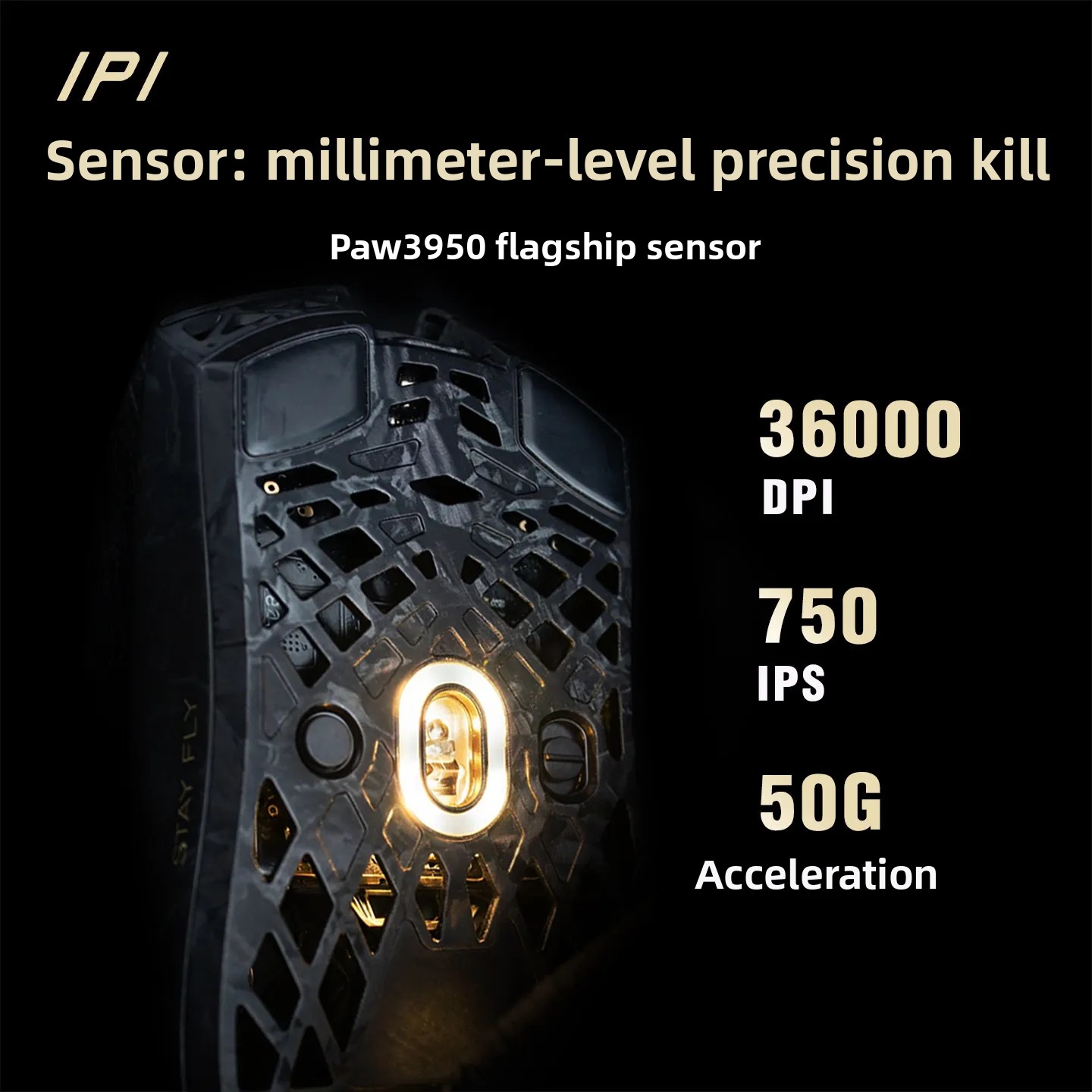 IPI STAY FLY Dual 8K PAW3950 M - Gaming Esports Esports ulasan dan harga