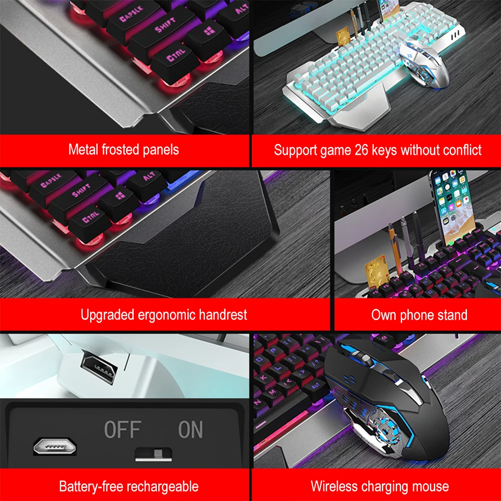 K680 Rechargeable 2.4G wireles - Esports Gaming Mouse Wireless ulasan dan harga
