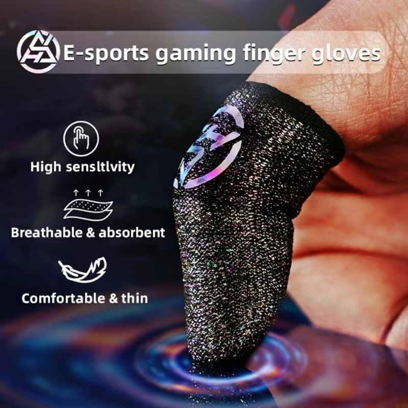 5 Pairs Game Finger Sleeve Sil - Esports Gaming Sleeve ulasan dan harga