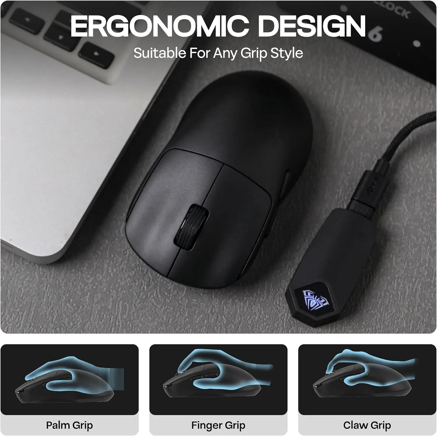 AULA SC800 Gaming Mouse USB-C  - Esports Gaming Mouse Wireless ulasan dan harga