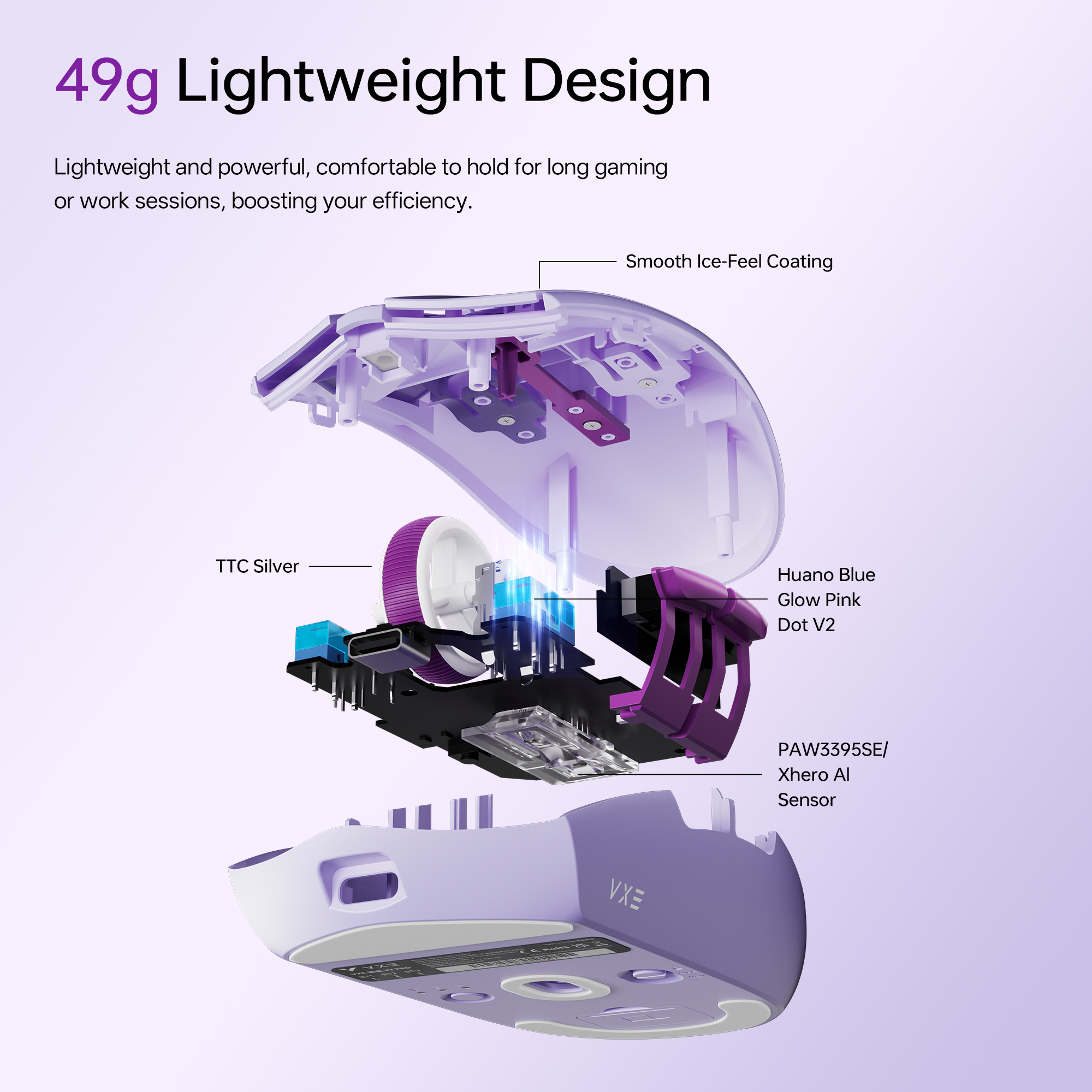 ATK VXE Dragonfly V3 PRO Bluet - Esports Gaming Mouse Wireless ulasan dan harga