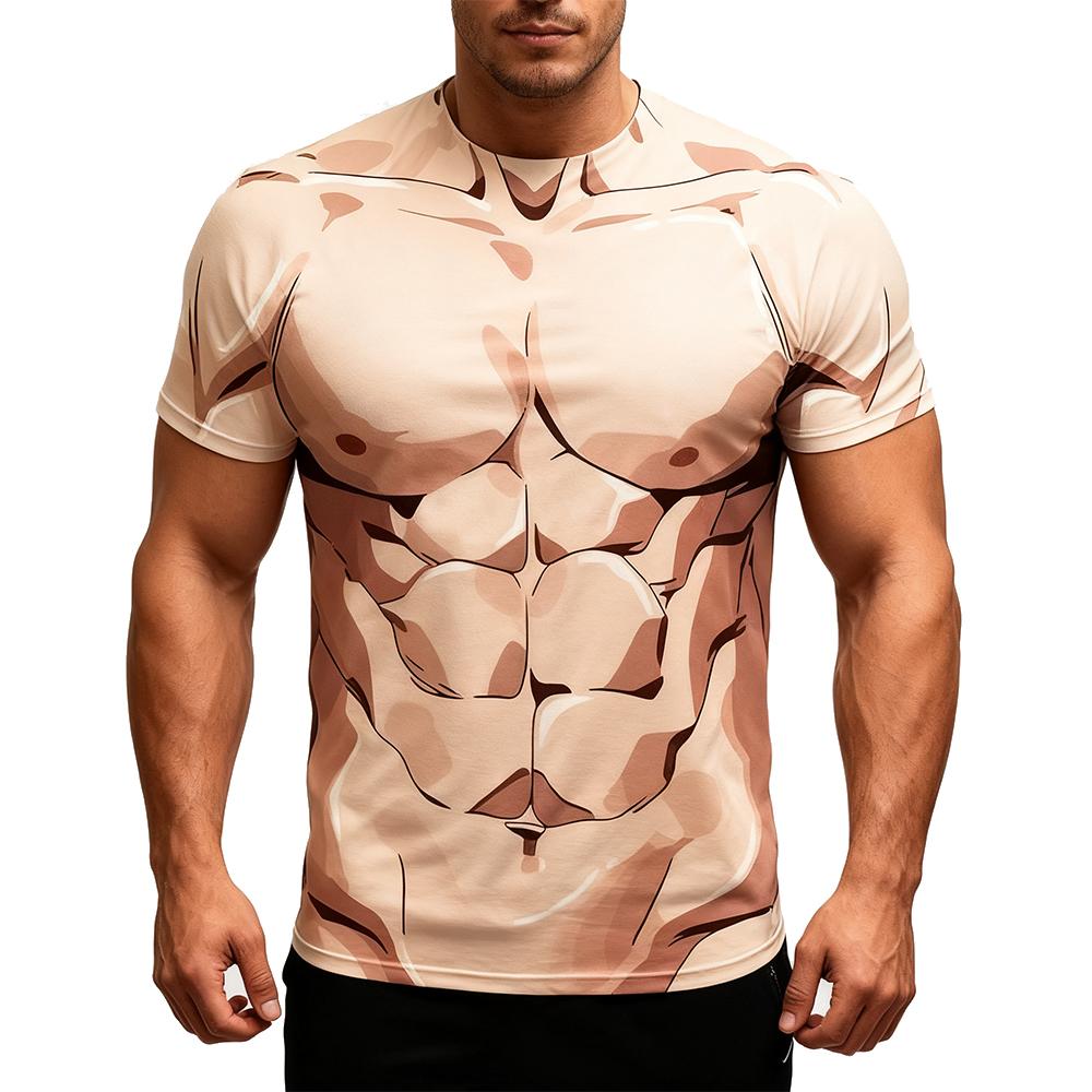New 3D Fake Abdominal Muscles  - Esports Gaming Sleeve ulasan dan harga