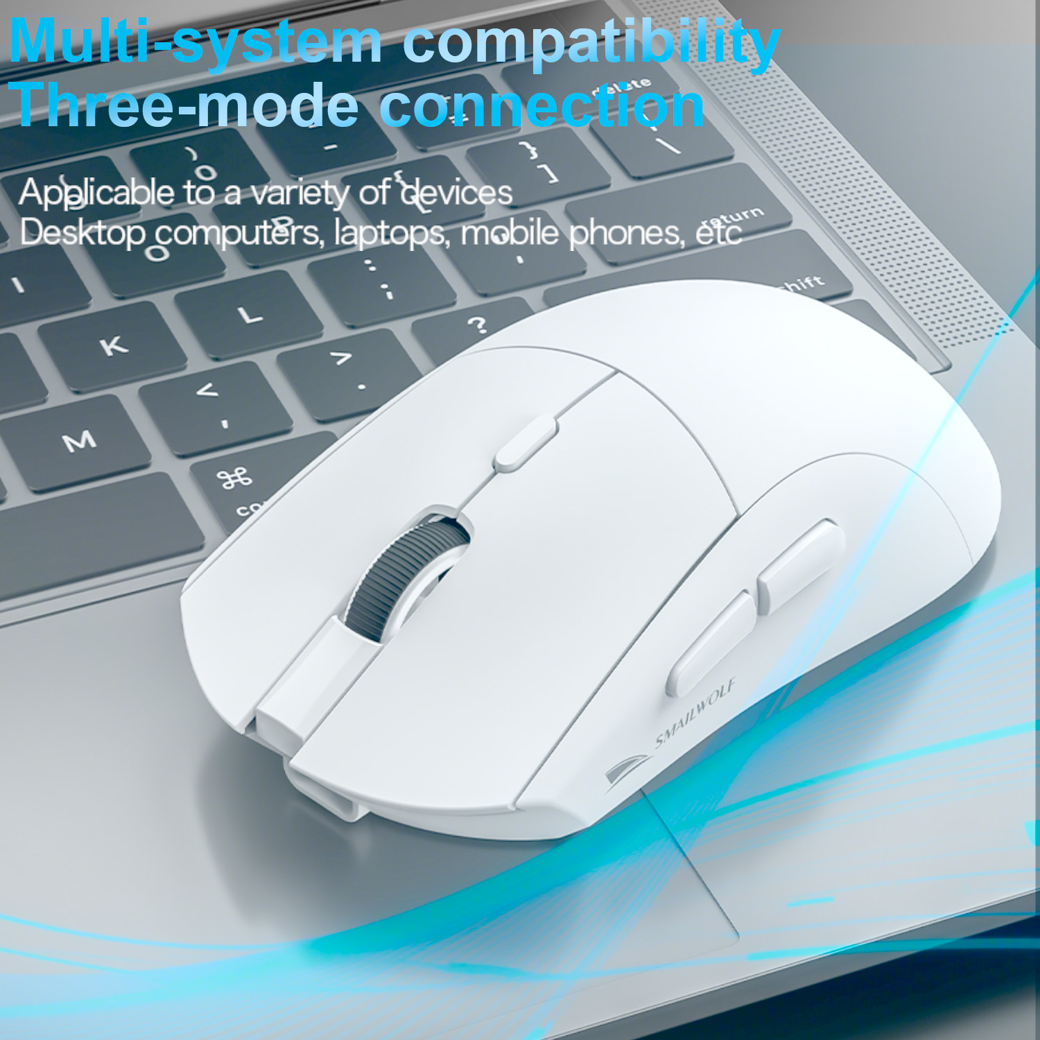 SMAILWOLF RS7 Bluetooth wirele - Esports Gaming Mouse Wireless ulasan dan harga