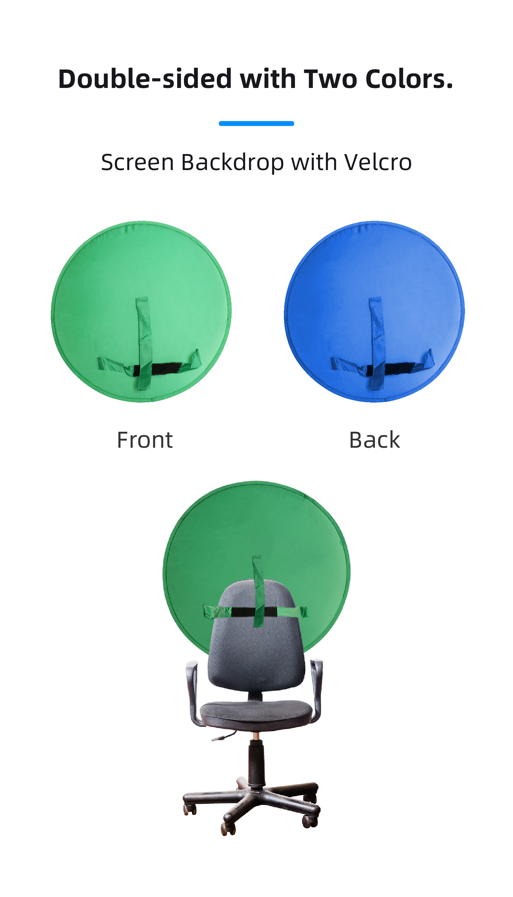 RF08 Game Live Chromakey 2in1  - Green Screen Collapsible ulasan dan harga