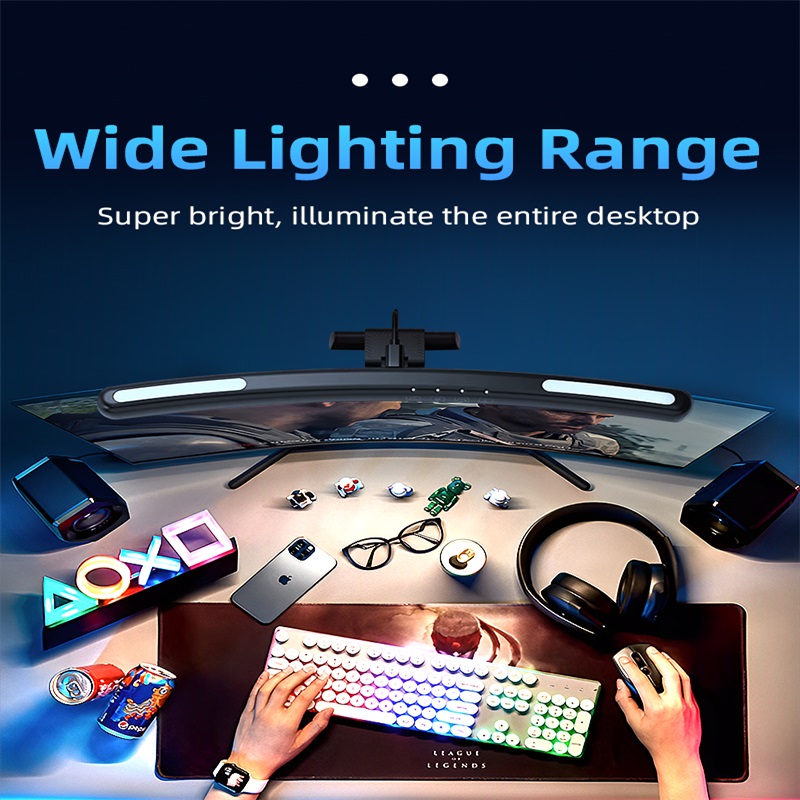 Curved LED Monitor Light Bar R - Gaming Monitor Curved ulasan dan harga