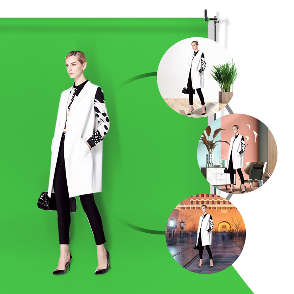 Green Screen Chromakey Cromake - Green Screen Collapsible ulasan dan harga