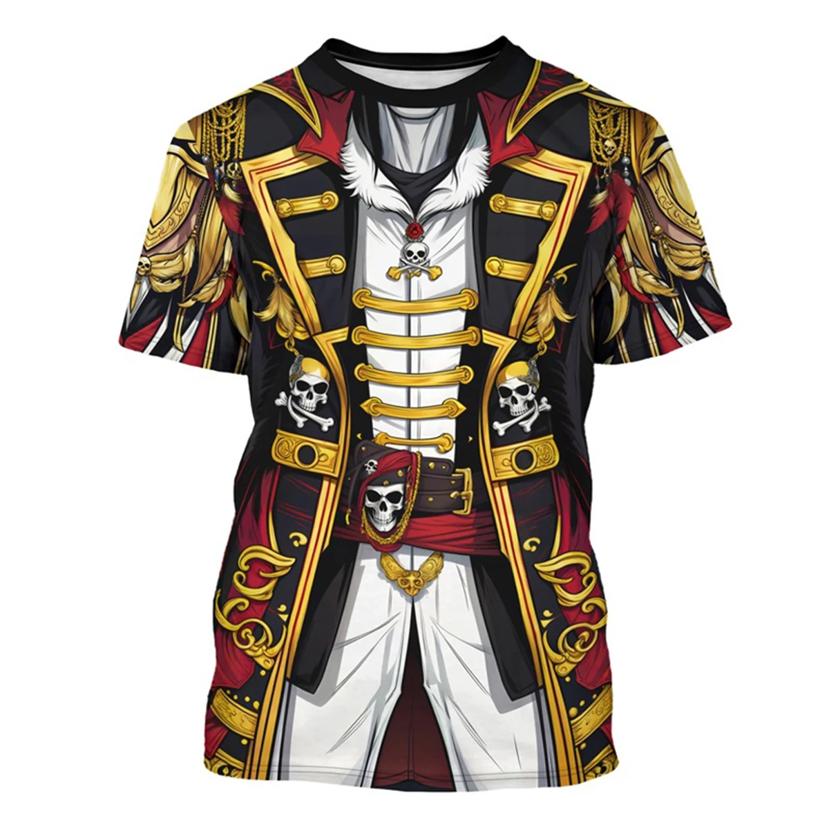 3D printed pirate captain T-sh - Esports Gaming Sleeve ulasan dan harga