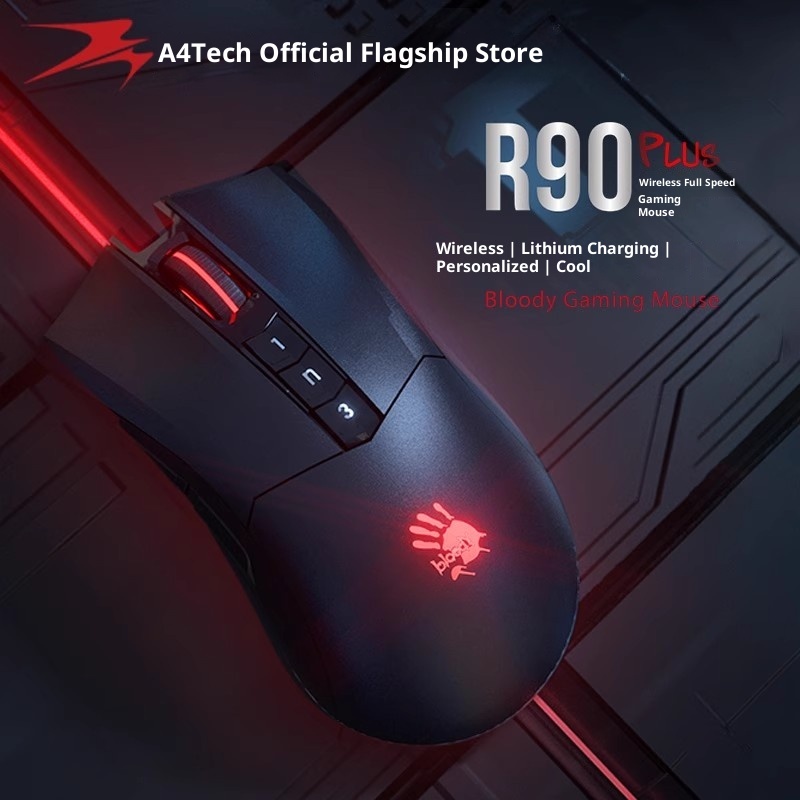 Bloody R90 PLUS Wireless Mouse - Esports Gaming Mouse Wireless ulasan dan harga