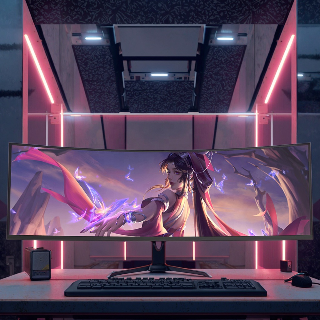 Factory Stock 49 Inch Curved G - Gaming Monitor Curved ulasan dan harga