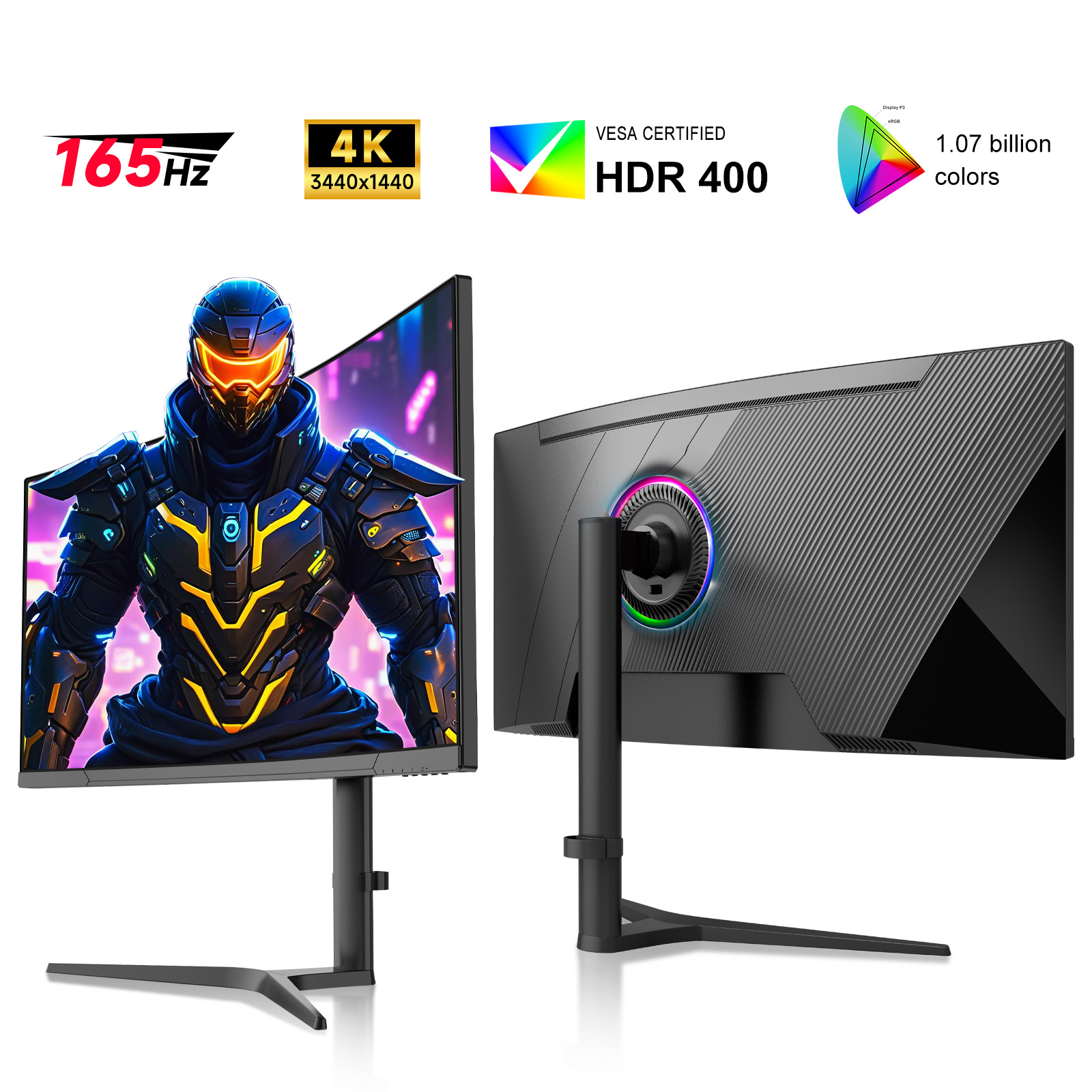 240hz 4k Curved 23.8 - 34 Inch - Gaming Monitor Curved ulasan dan harga