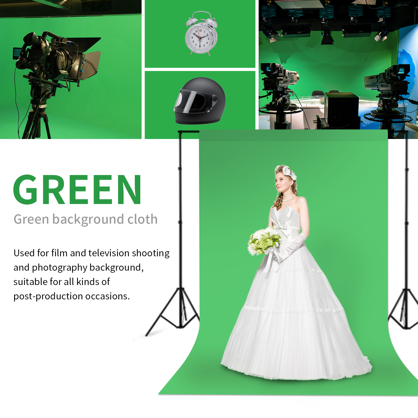 Selens Green Screen Backdrop C - Green Screen Collapsible ulasan dan harga