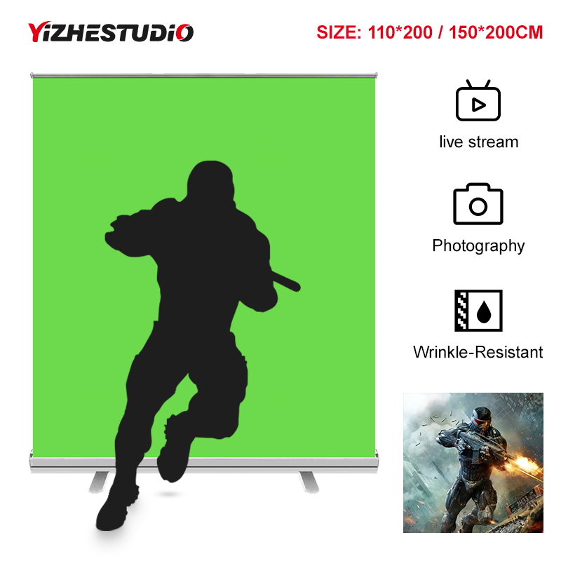 Collapsible Backdrop,Wrinkle-R - Green Screen Collapsible ulasan dan harga