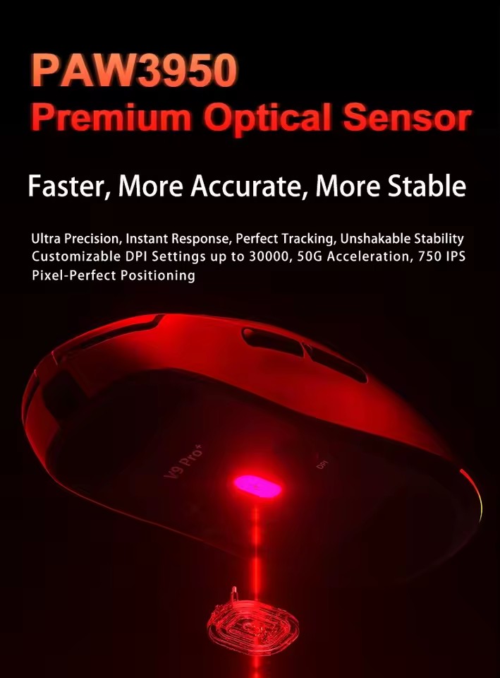 AULA V9 Ultra Wireless Mouse T - Esports Gaming Mouse Wireless ulasan dan harga