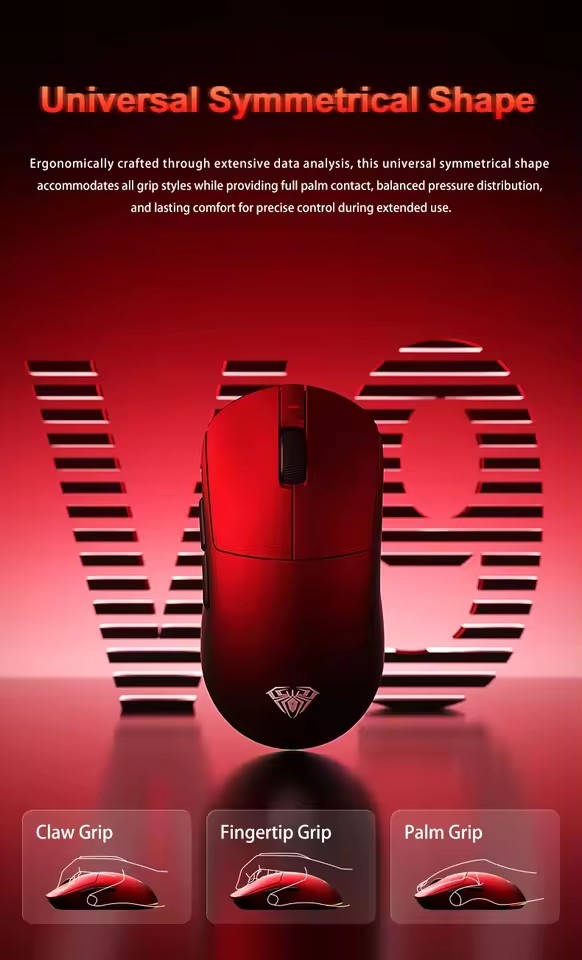 AULA V9 Ultra Wireless Mouse T - Esports Gaming Mouse Wireless ulasan dan harga