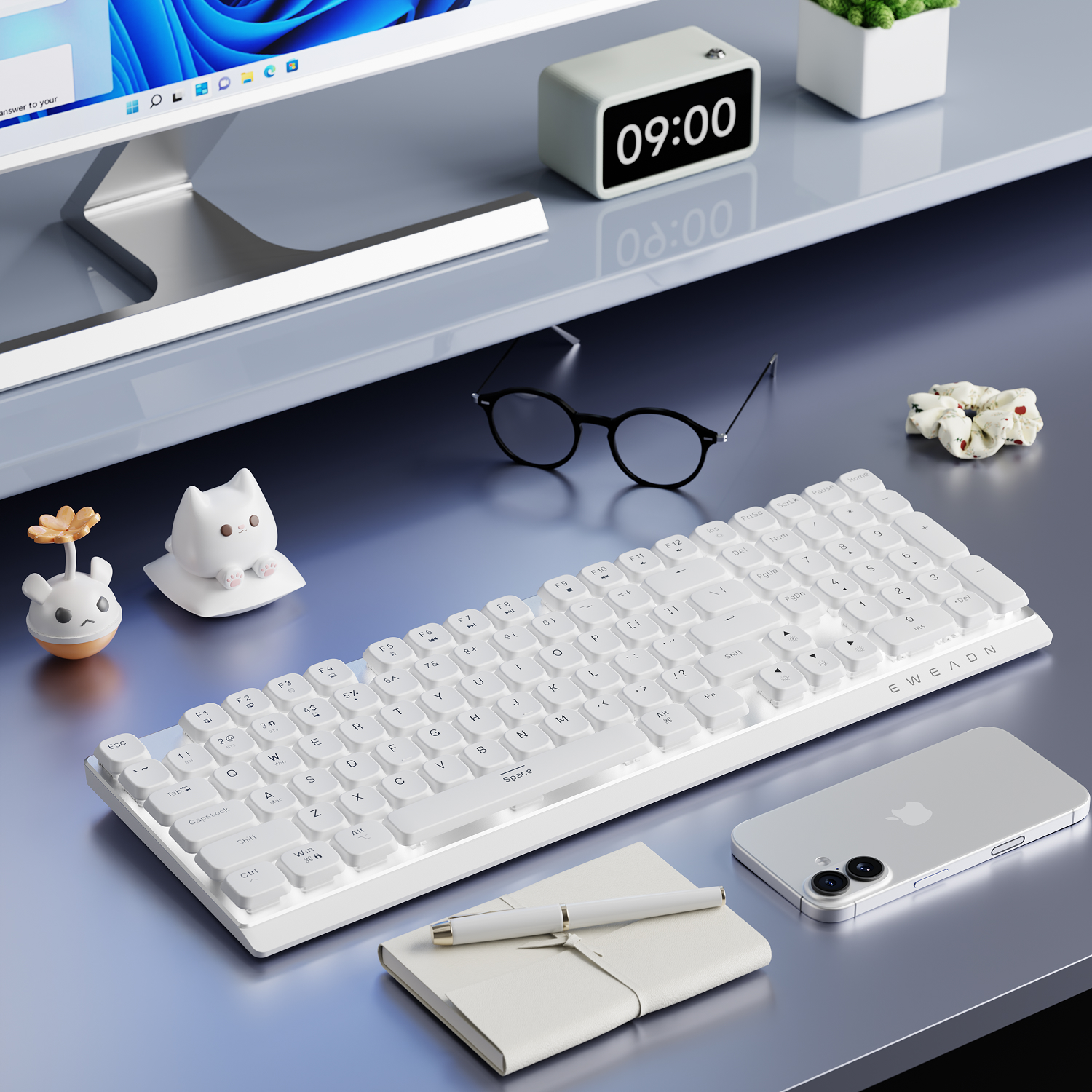 EWEADN Wireless Low-Profile Me - Gaming Esports Esports ulasan dan harga