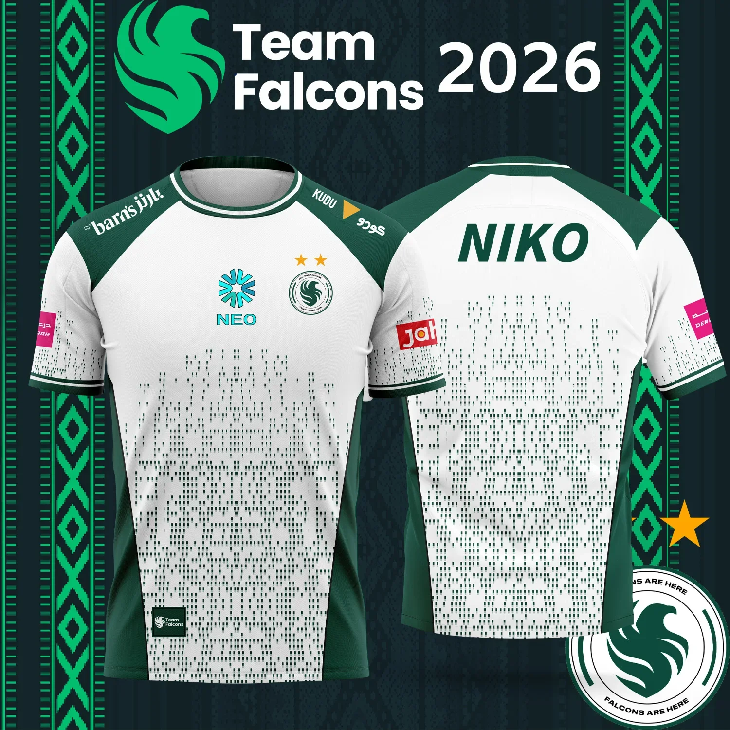 2026 New TEAM  Falcons   Espor - Esports Gaming Sleeve ulasan dan harga