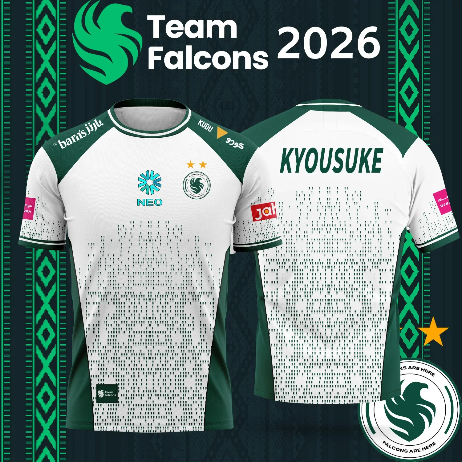 2026 New TEAM  Falcons   Espor - Esports Gaming Sleeve ulasan dan harga