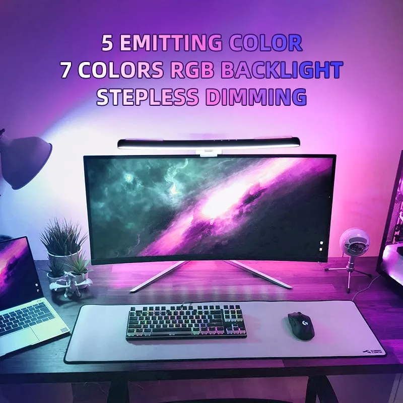 Curved LED Monitor Light Bar U - Gaming Monitor Curved ulasan dan harga