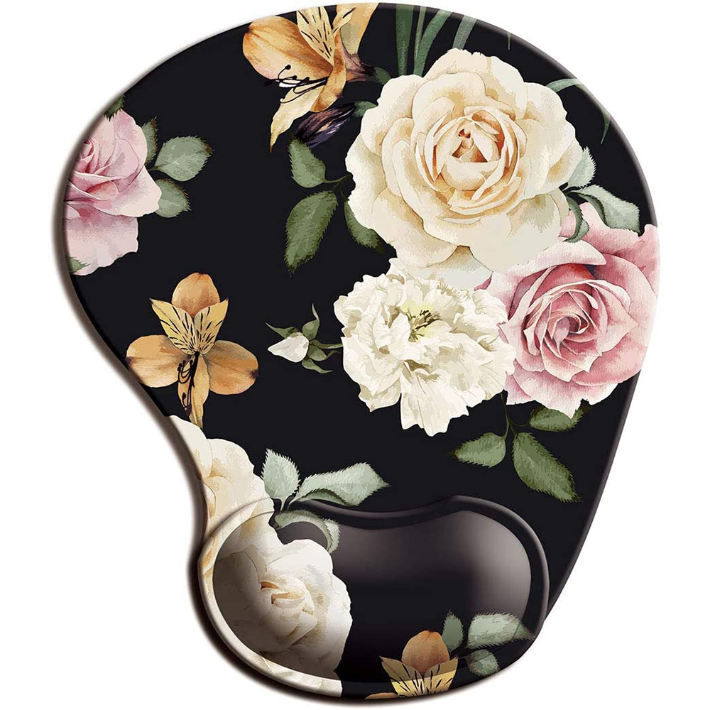 Flowers Ergonomic Mouse Pad Wi - Esports Gaming Table ulasan dan harga